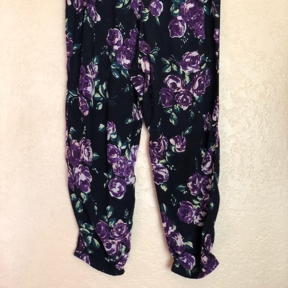 Volcom Women's Purple defiant One Floral Pants M - Picture 10 of 12